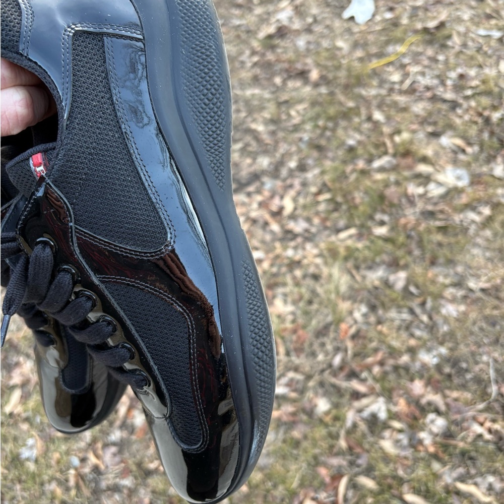 Prada Men's Black Sneakers 8 and a half - Picture 4 of 8